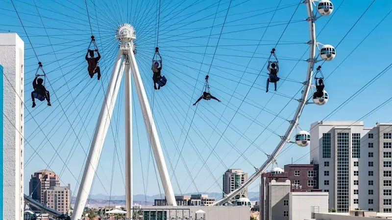 Fly LINQ Zipline tourist attraction in Las Vegas, NV