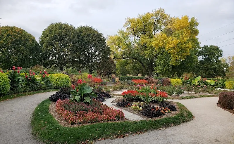 Frame Park Formal Gardens botanical garden in Waukesha, WI