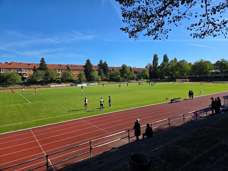 Friedrich-Ebert-Stadion sports complex in Tempelhof, BE
