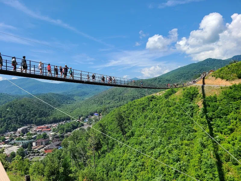 Gatlinburg SkyPark bridge in Gatlinburg, TN