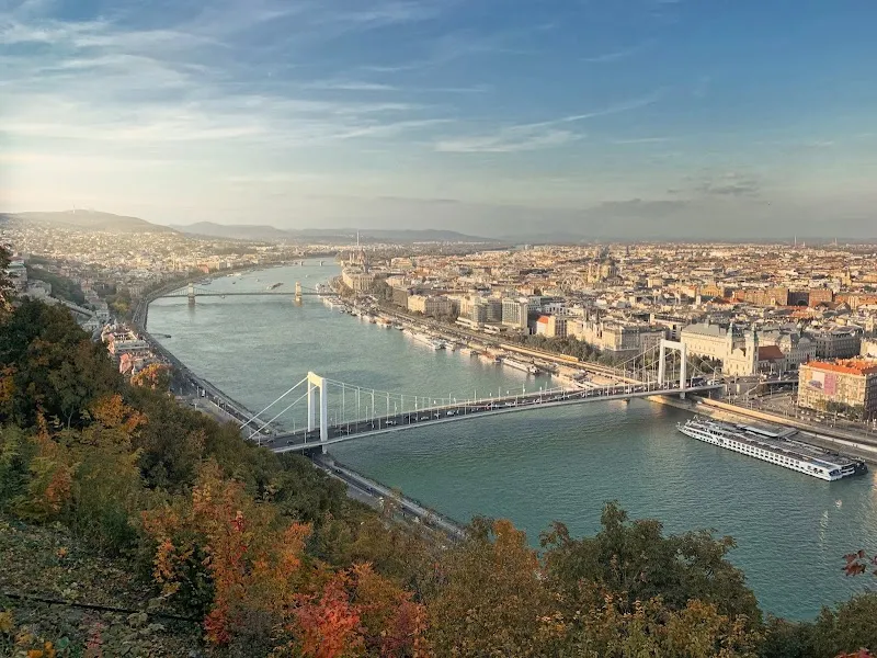 Gellért Hill mountain peak in Budapest, BUD