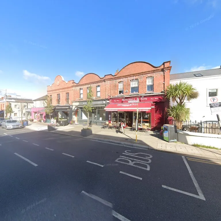 Glasthule Village High Street cafe in Dun Laoghaire, D