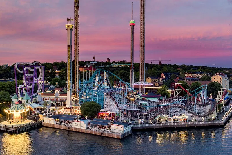 Gröna Lund amusement park in Stockholm, STK