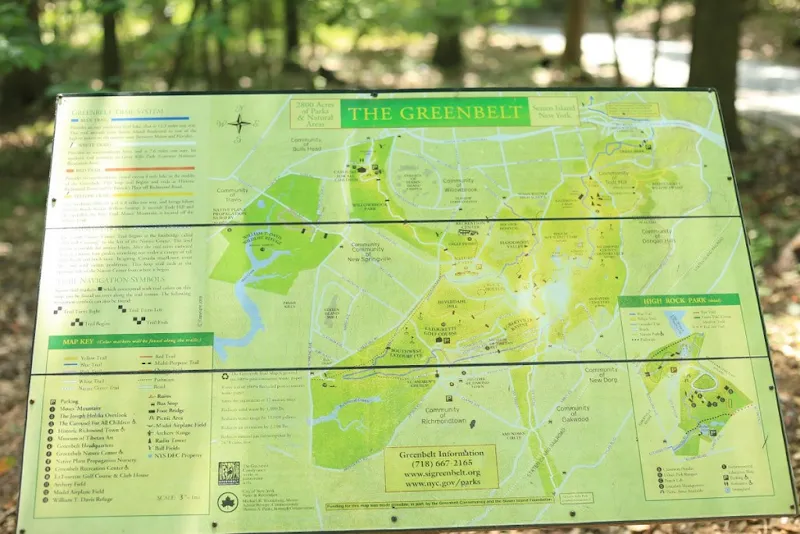 Greenbelt Nature Center nature preserve in Staten Island, NY