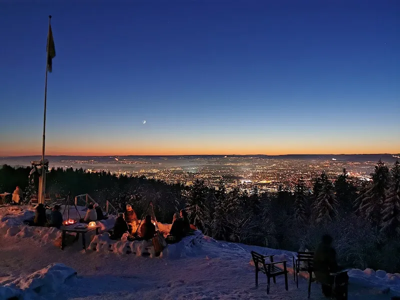 Grefsenkollen utkikkspunkt scenic spot in Lillomarka, Oslo