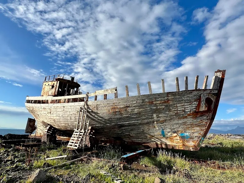 Höfrungur AK 91 historical landmark in Akranes, CR