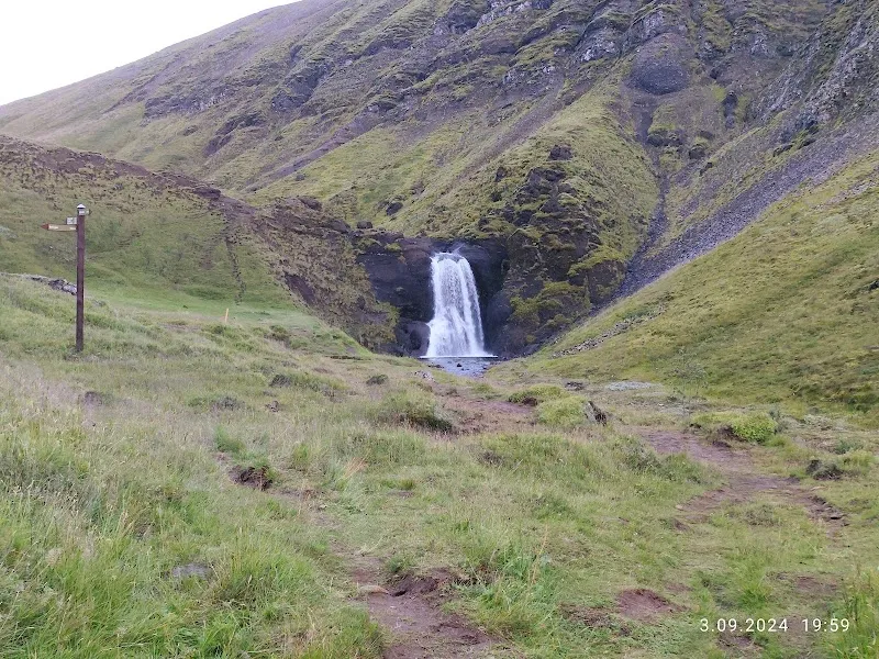 Helgufoss scenic spot in Árneshreppur, CR