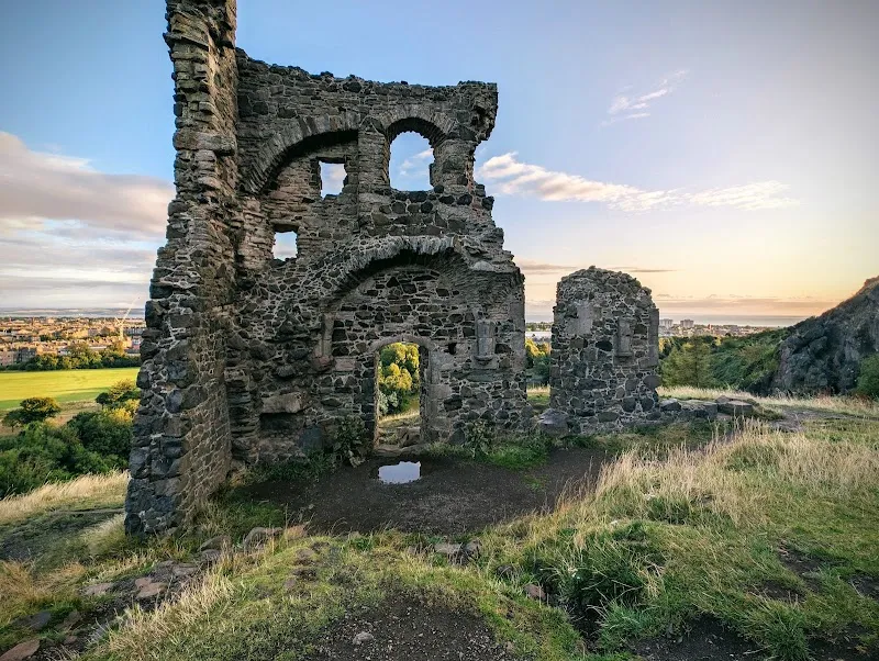 Holyrood Park park in Edinburgh, SCT