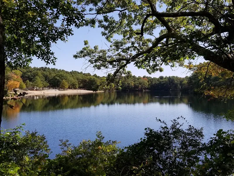 Houghton's Pond lake in Milton, MA