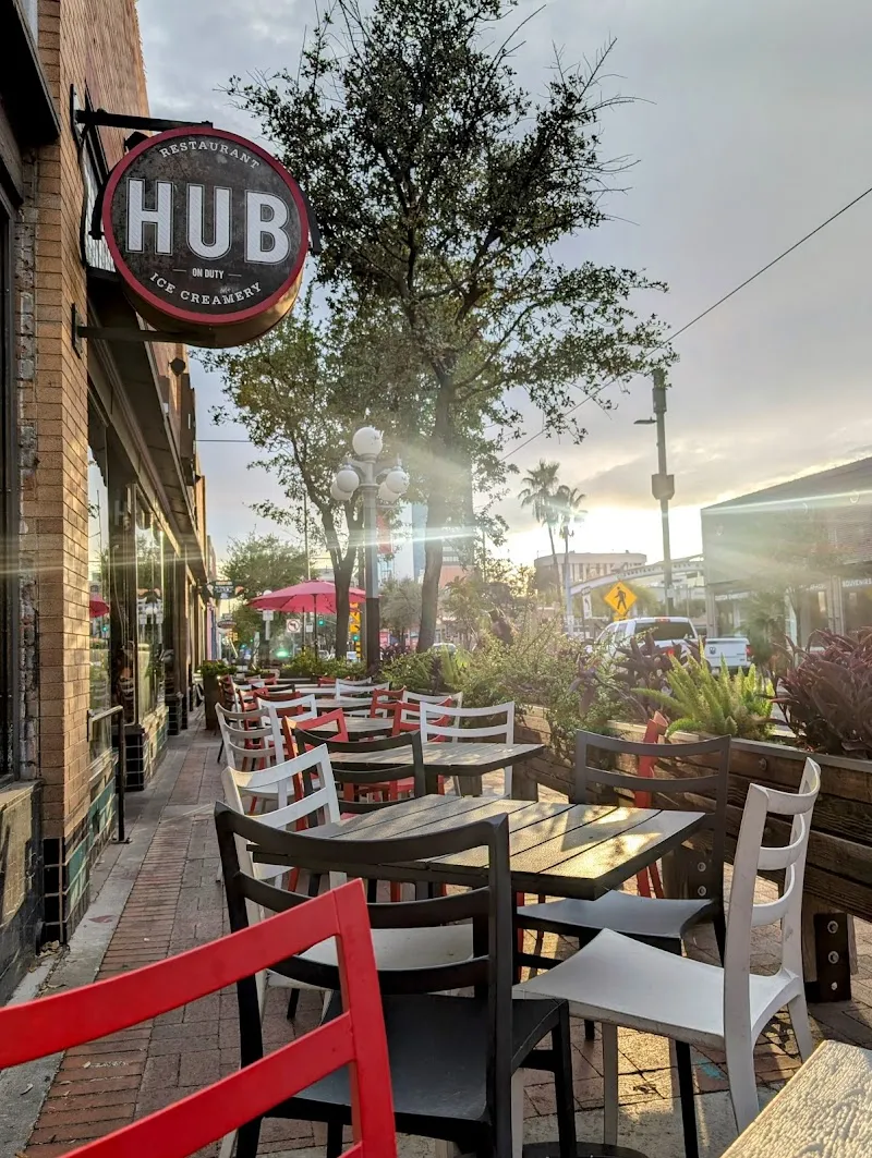 HUB Restaurant & Ice Creamery American in Sam Hughes, AZ