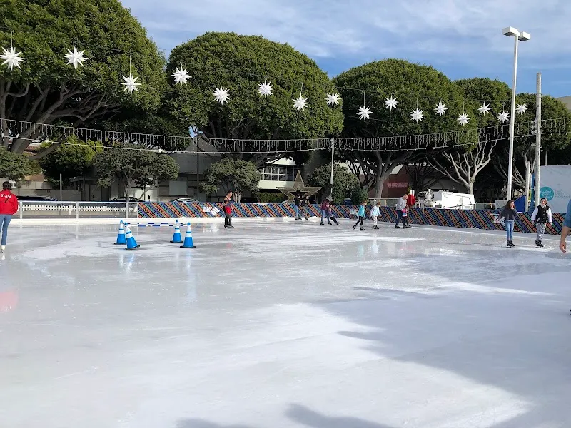 Ice at Santa Monica ice skating rink in Culver City, CA
