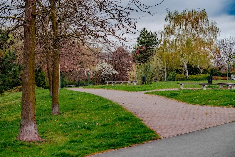 Židovské pece park in Žižkov, CZ