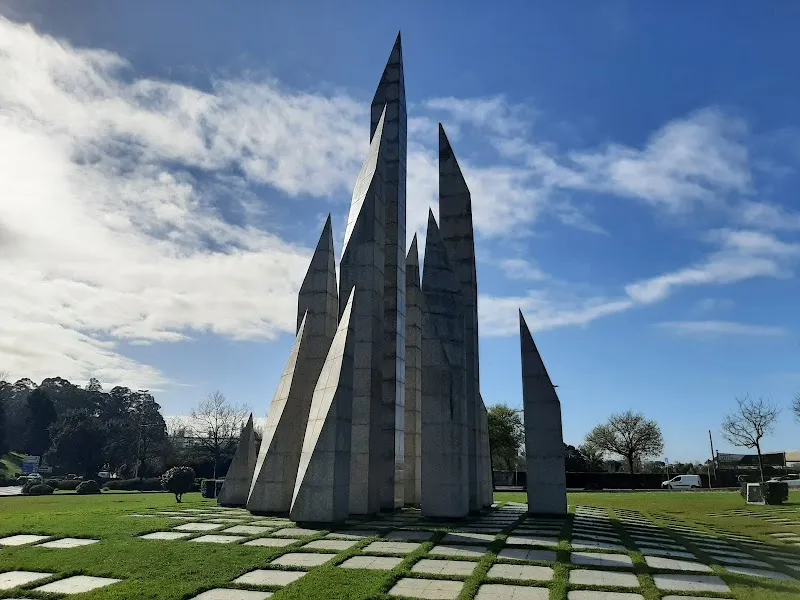 Jardim das Pirâmides park in Maia, Porto