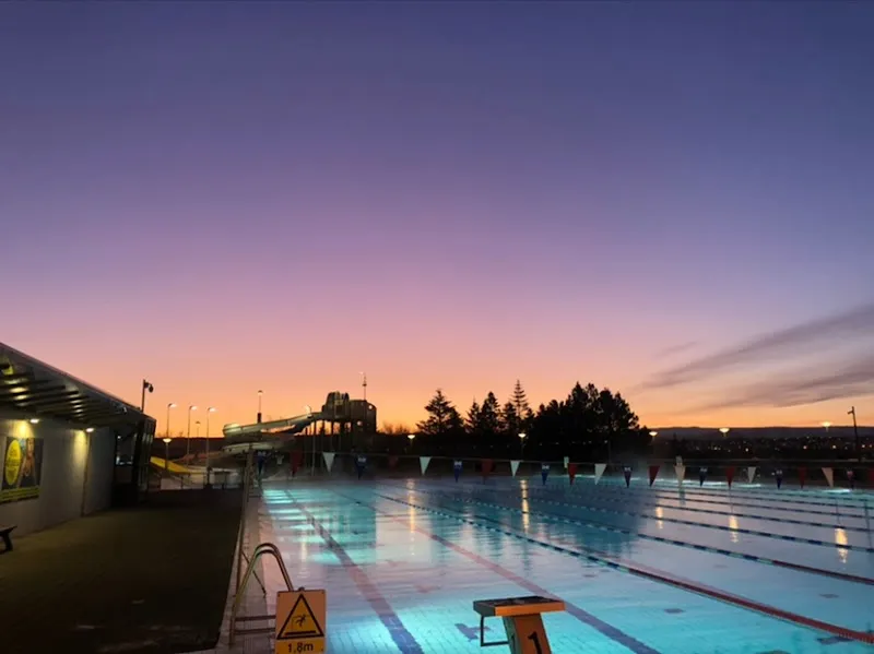 Kópavogslaug swimming pool in Kópavogur, CR