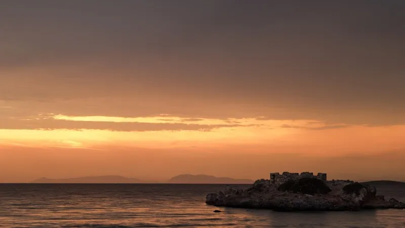 Kavura Point natural feature in Vouliagmeni, AT