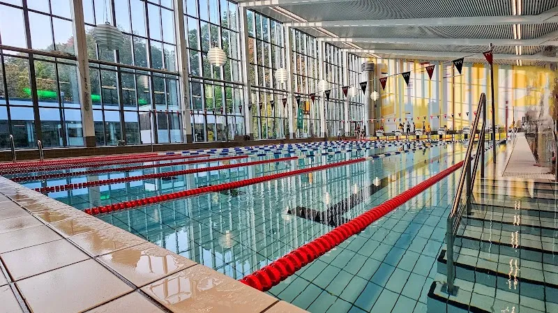 Åkeshovs swimming and sporting swimming pool in Bromma, Stockholm