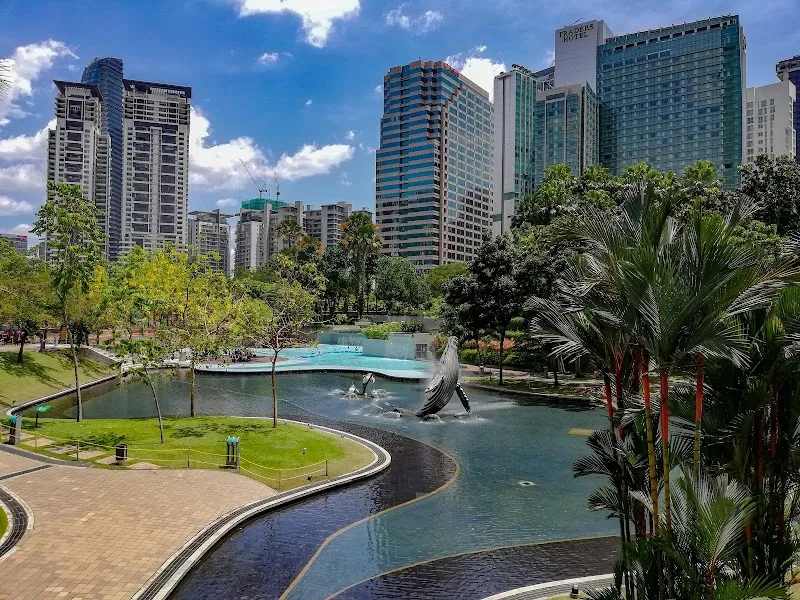 KLCC Park park in Kuala Lumpur, KL