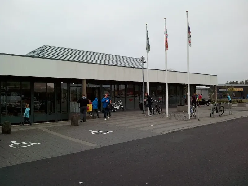 Lágafellslaug swimming pool in Mosfellsbær, CR