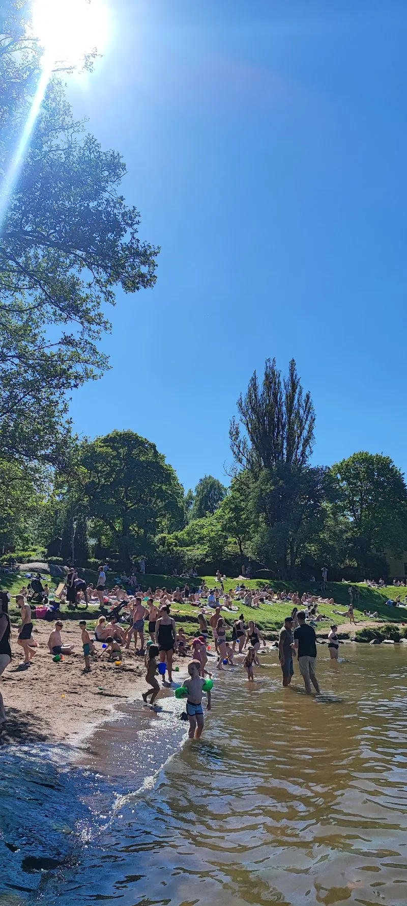 Långholmsbadet sports activity location in Stockholm, STK