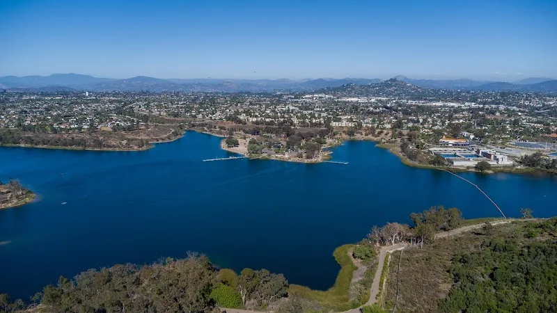 Lake Murray lake in La Mesa, CA