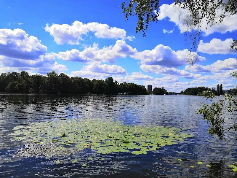 Lake Tegel lake in Reinickendorf, BE
