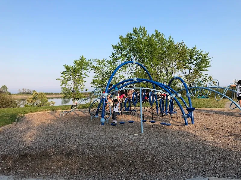 Lakefront Promenade Park park in Port Credit, ON