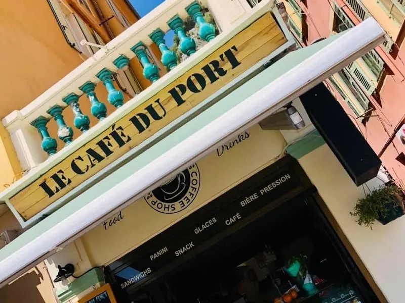Le Café du Port cafe in Beaulieu-sur-Mer, PACA