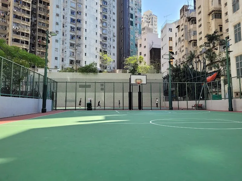 Li Sing Street Playground park in Sheung Wan, HK