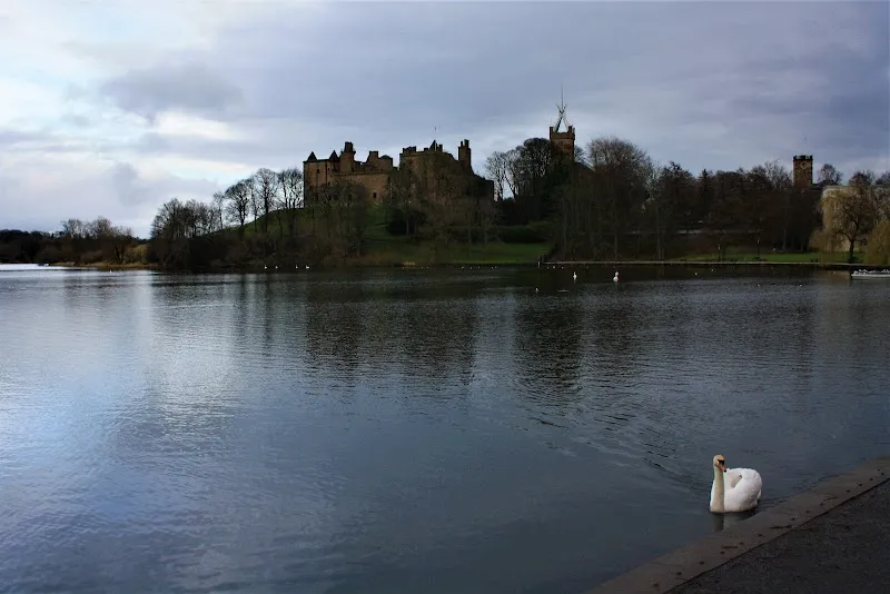 Linlithgow Loch lake in Linlithgow, Scotland