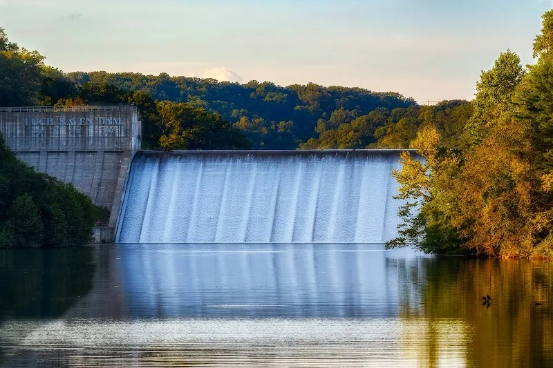 Loch Raven Reservoir lake in Lutherville-Timonium, MD