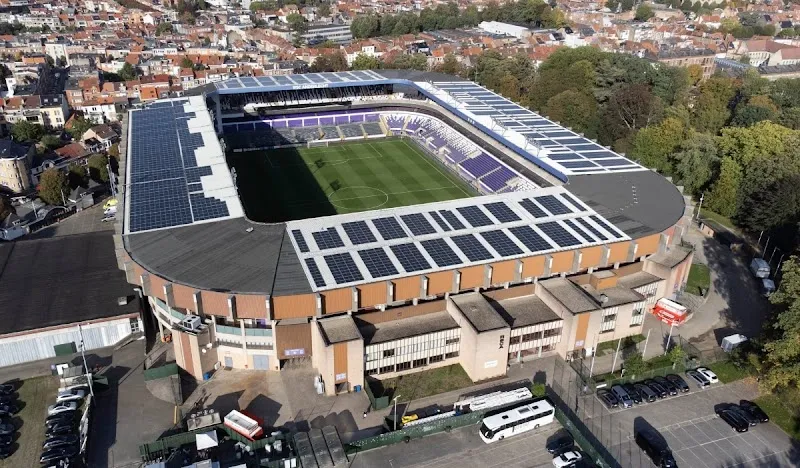 Lotto Park stadium in Anderlecht, BRU