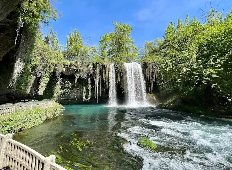 Lower Duden Waterfalls park in Muratpaşa, Antalya