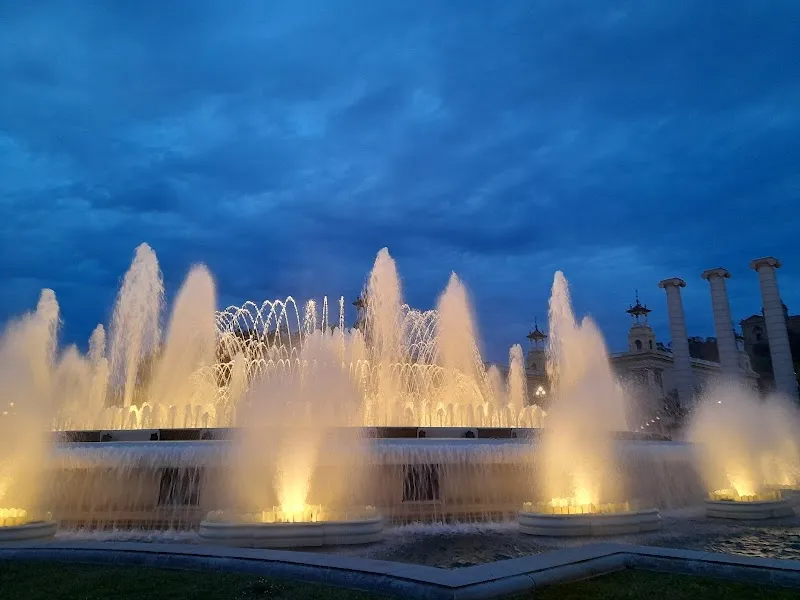 Magic Fountain of Montjuïc fountain in Barcelona, CT