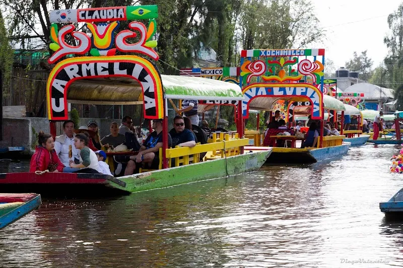 Magical Xochimilco Trajineras tourist attraction in Xochimilco, CDMX