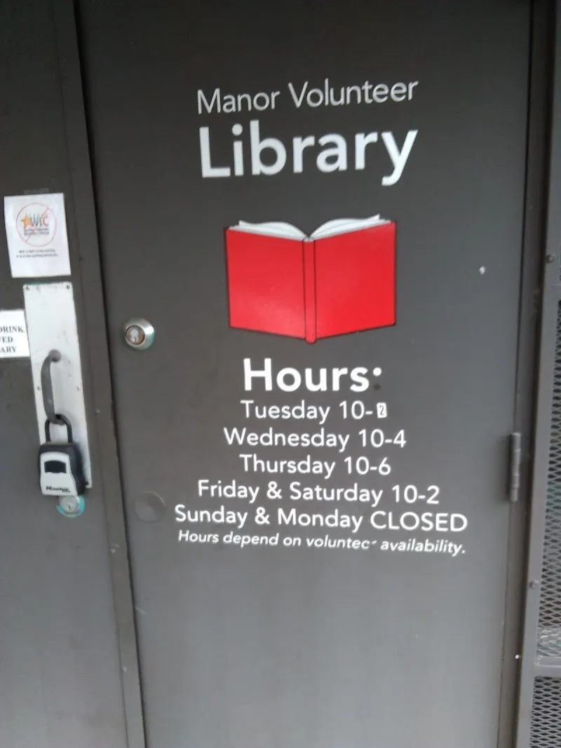 Manor Volunteer Library community center in Manor, TX