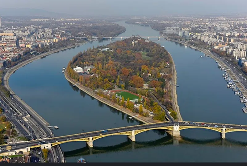 Margaret Island island in Budapest, BUD