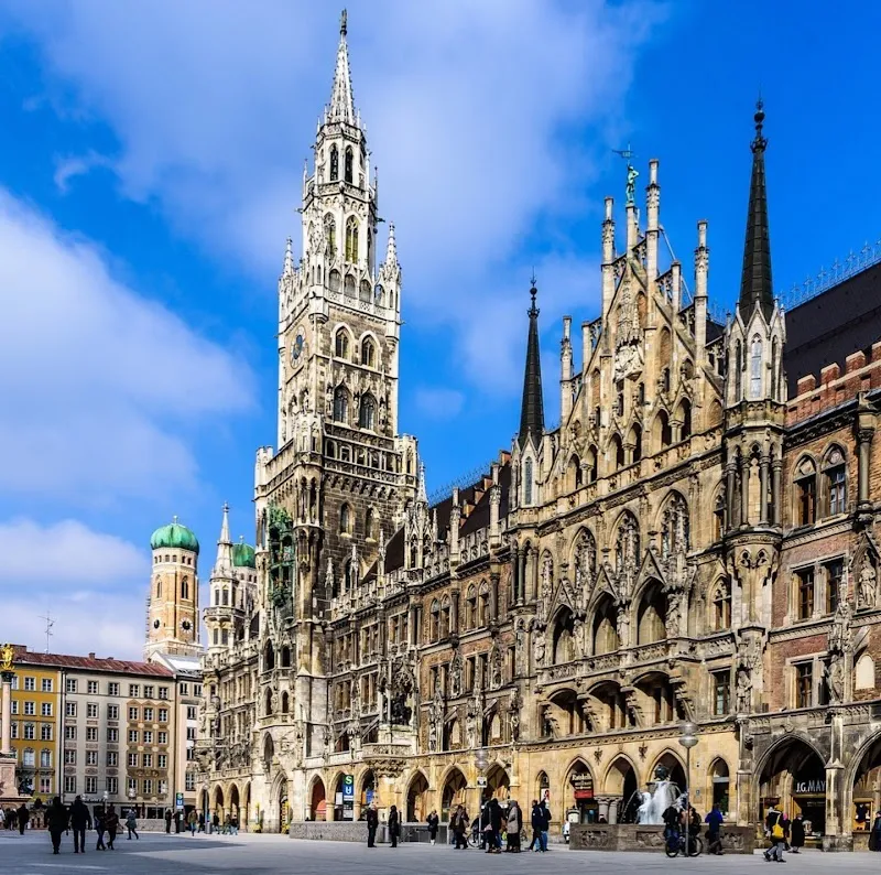 Marienplatz plaza in Munich, BY