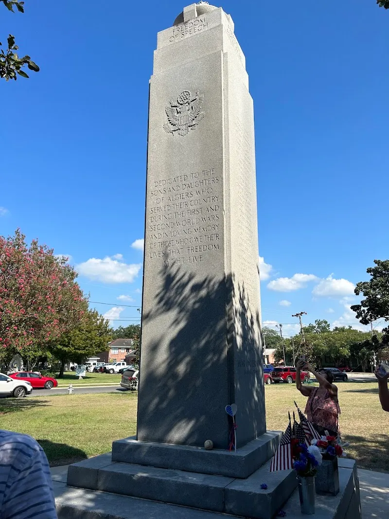 McDonogh Memorial Park park in Algiers, LA