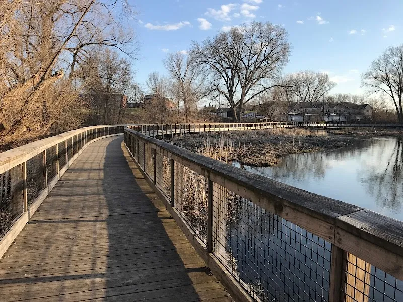 Minnehaha Creek Greenway park in Edina, MN
