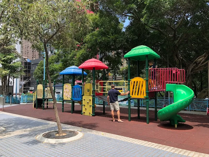 Morrison Hill Road Playground park in Sheung Wan, HK