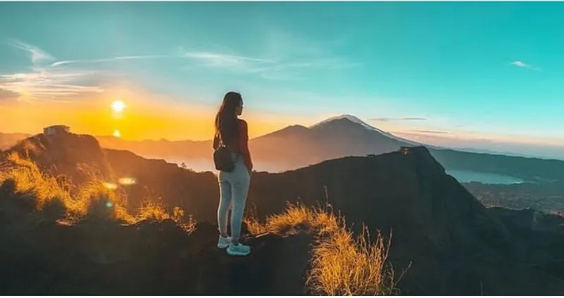 Mount Batur Sunrise Trekking Bali tourist attraction in Kintamani, Bali