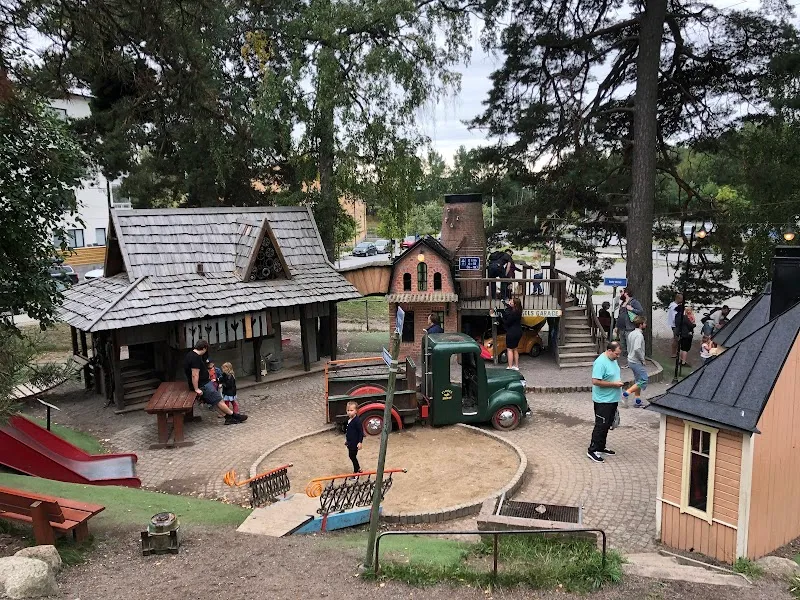 Mulle Mecks lekpark playground in Solna, Stockholm