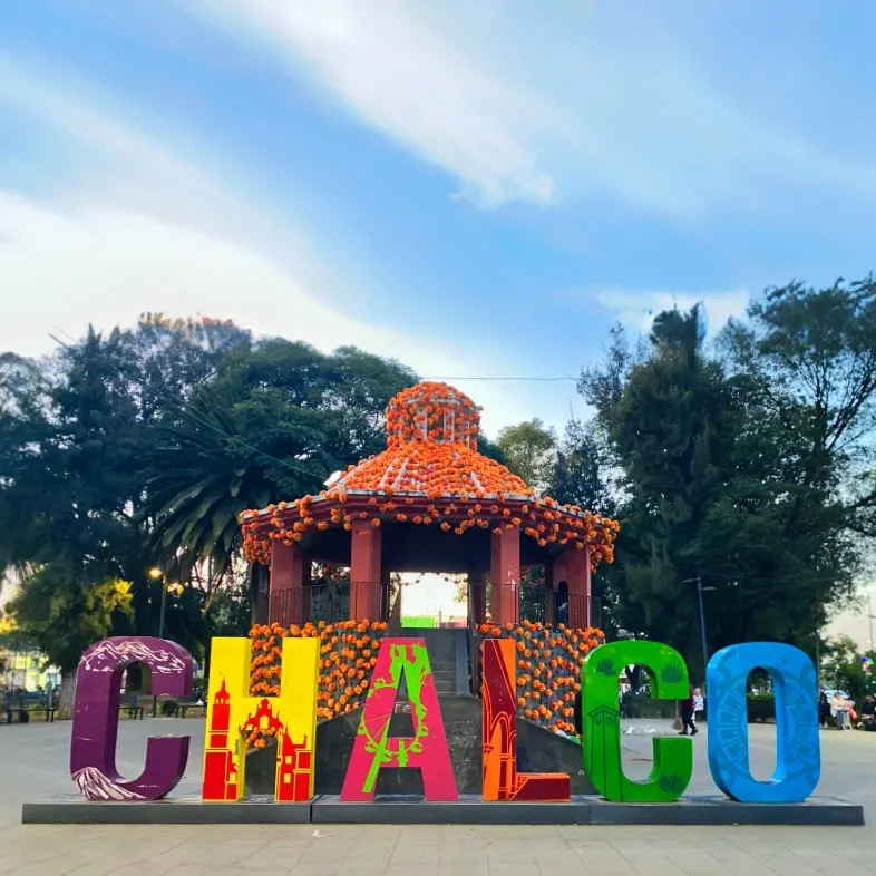 Municipal Chalco Park park in Chalco, Edomex