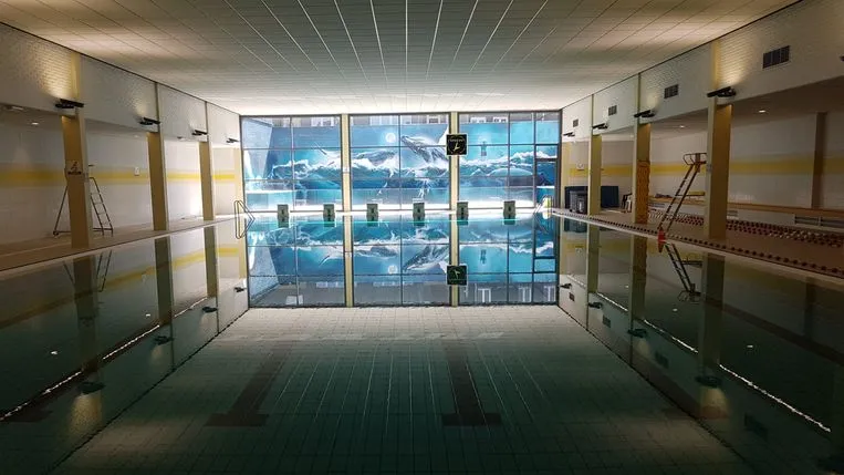 Municipal pool 't Zeepaardje swimming pool in Vilvoorde, VBR