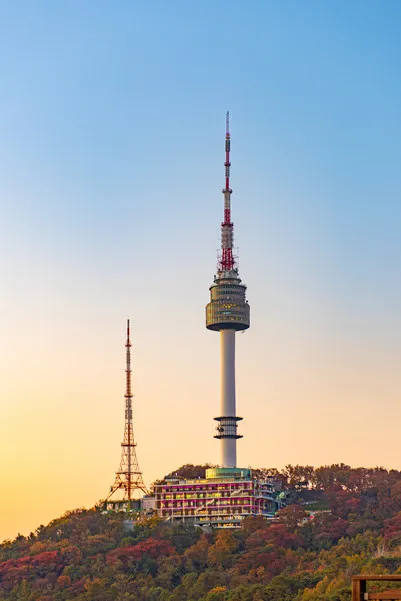 Namsan mountain peak in Seoul, SEL