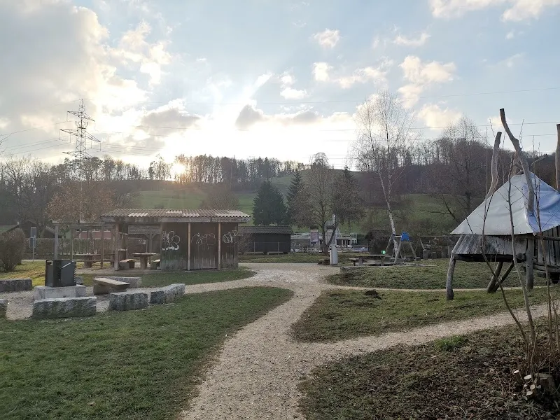 Naturspielplatz Zwischenbach playground in Uitikon Waldegg, ZH