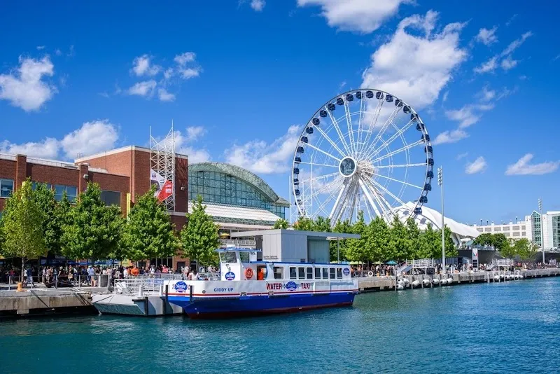 Navy Pier tourist attraction in Chicago, IL