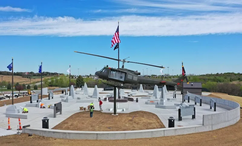 Nebraska Vietnam Veterans Memorial park in Ralston, NE