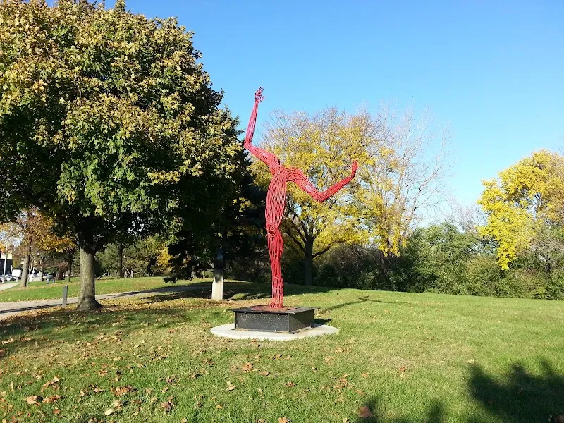 North Shore Channel Trail route in Wilmette, IL