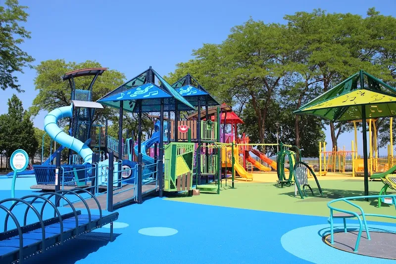 Northwestern Mutual Community Park playground in Milwaukee, WI